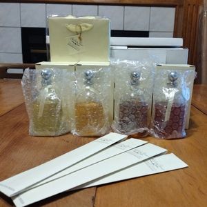 Bella Casa Aromatic Room Fragrance Set of 4 Dahlia Water Lily Dogwood Camellia